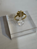 Dainty Diamond Butterfly Ring