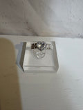 Silver Heart D Ring