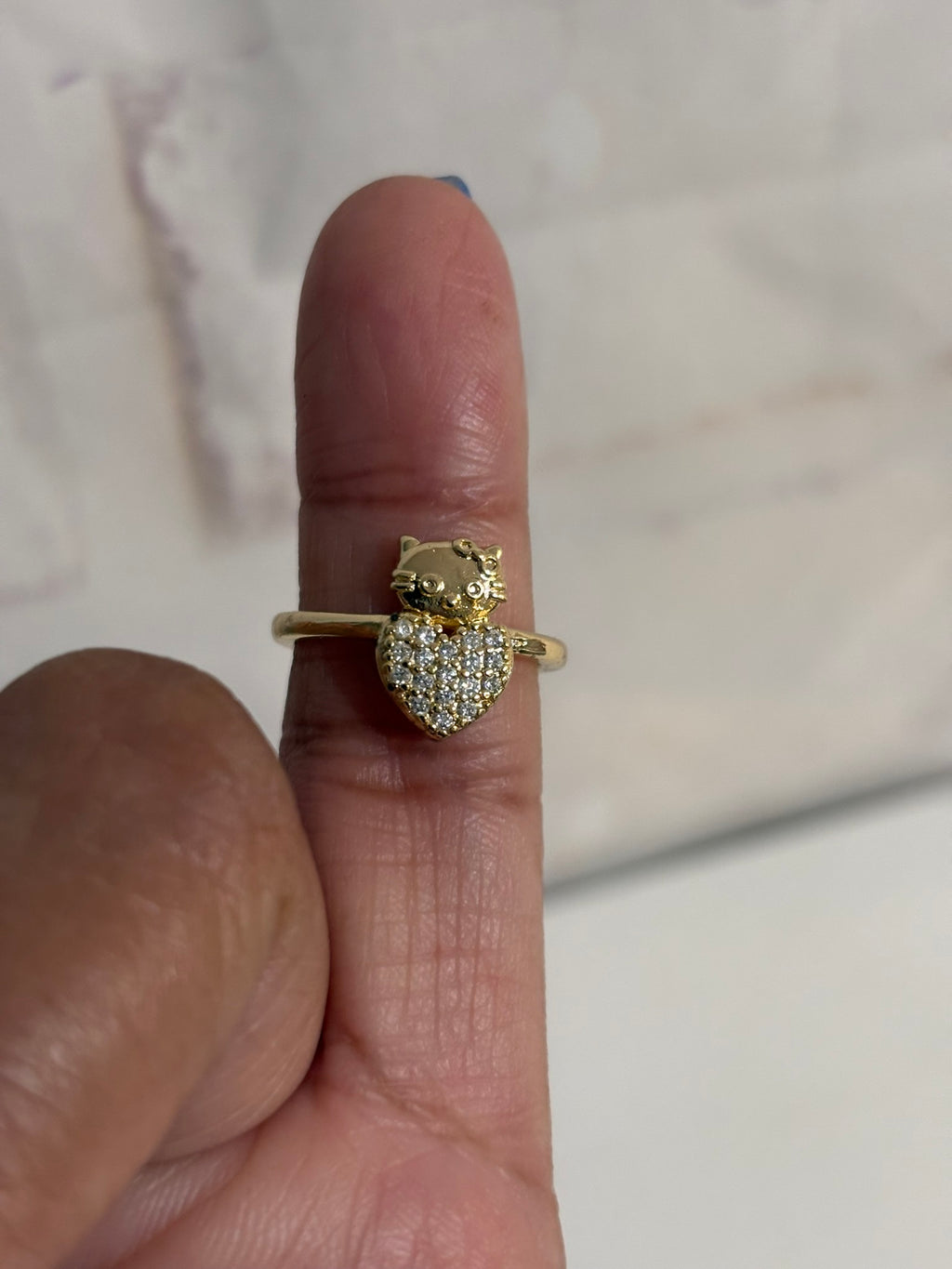 Kitty Heart Ring