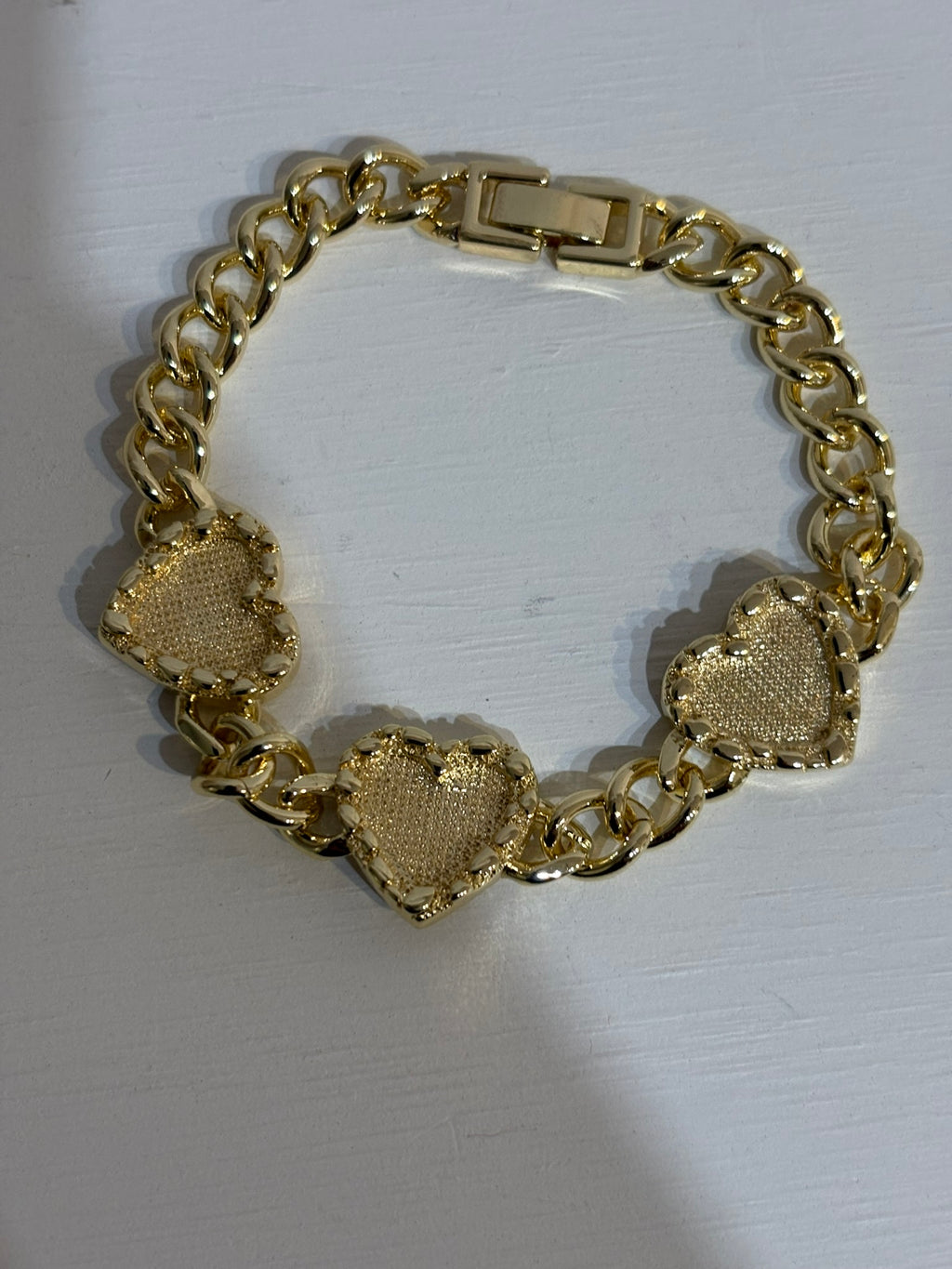 Three Wishes Heart Bracelet