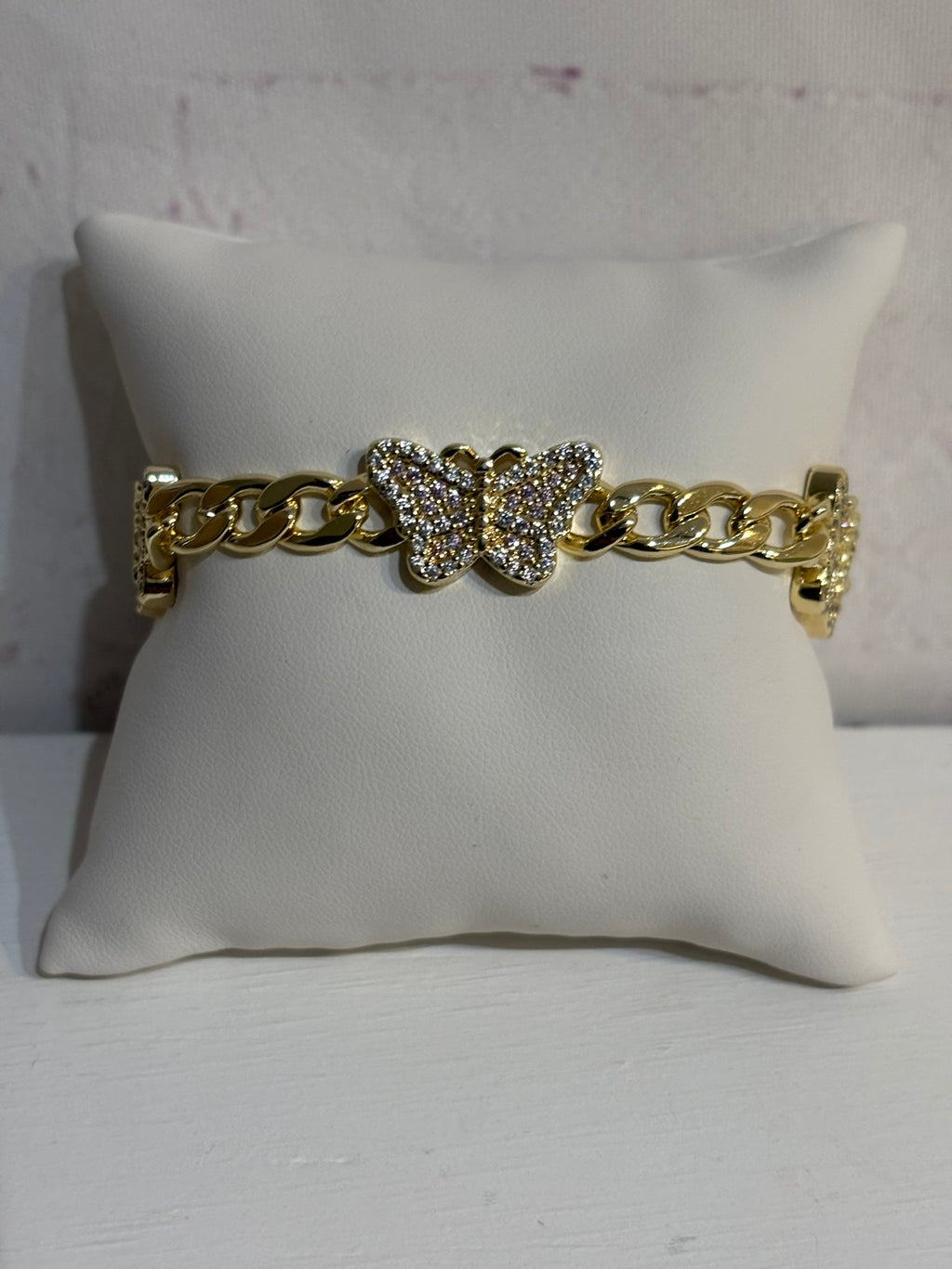 3D Triple Butterfly Bracelet