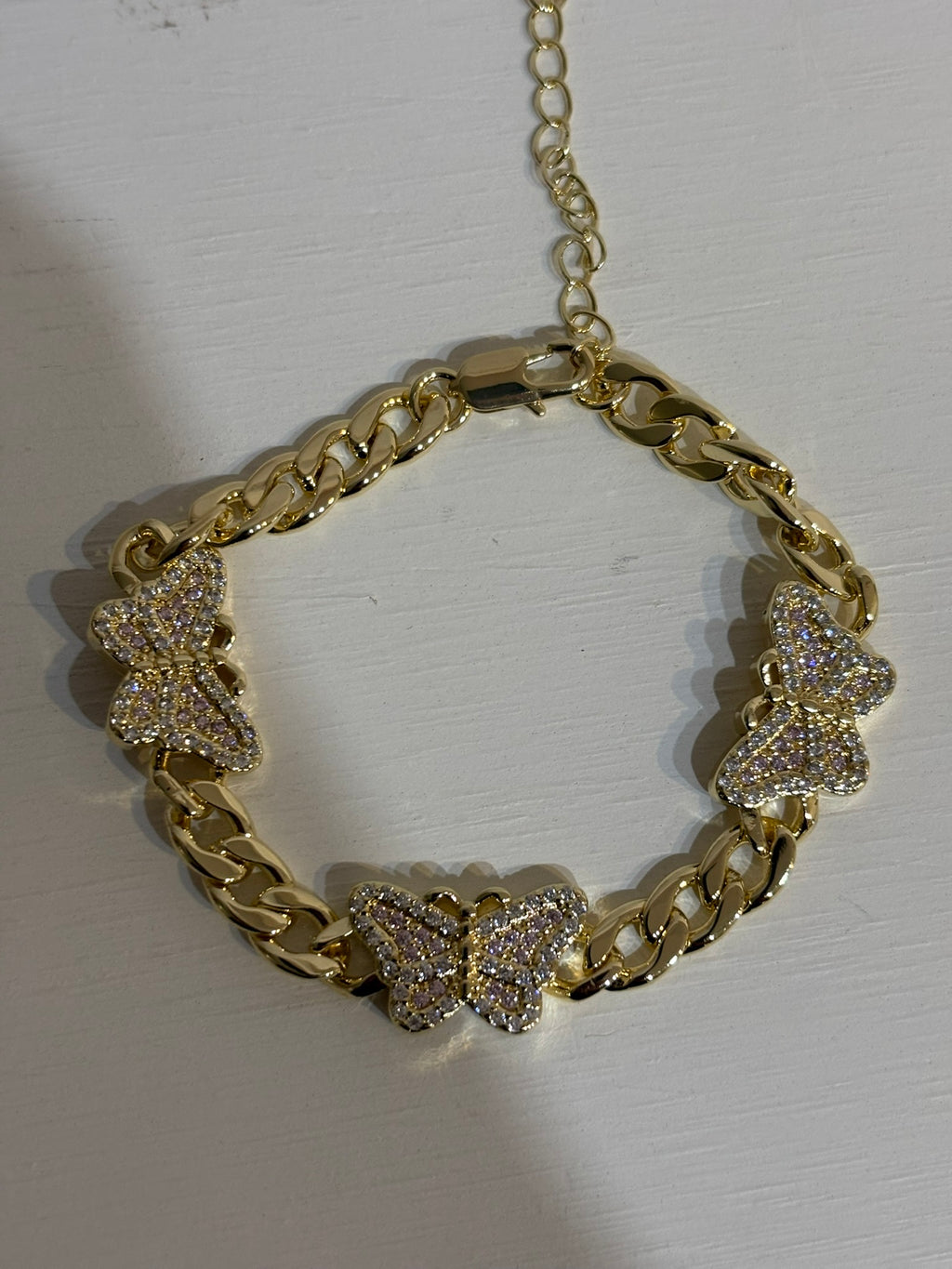 3D Triple Butterfly Bracelet