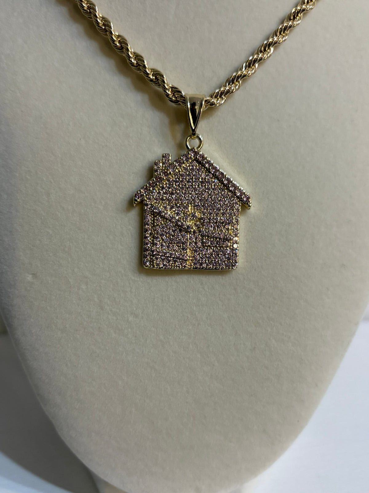 Pink Hustle House Necklace