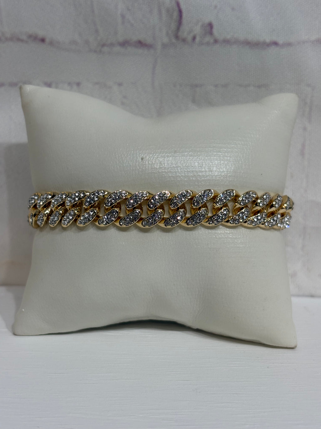 Flashy gold link Bracelet