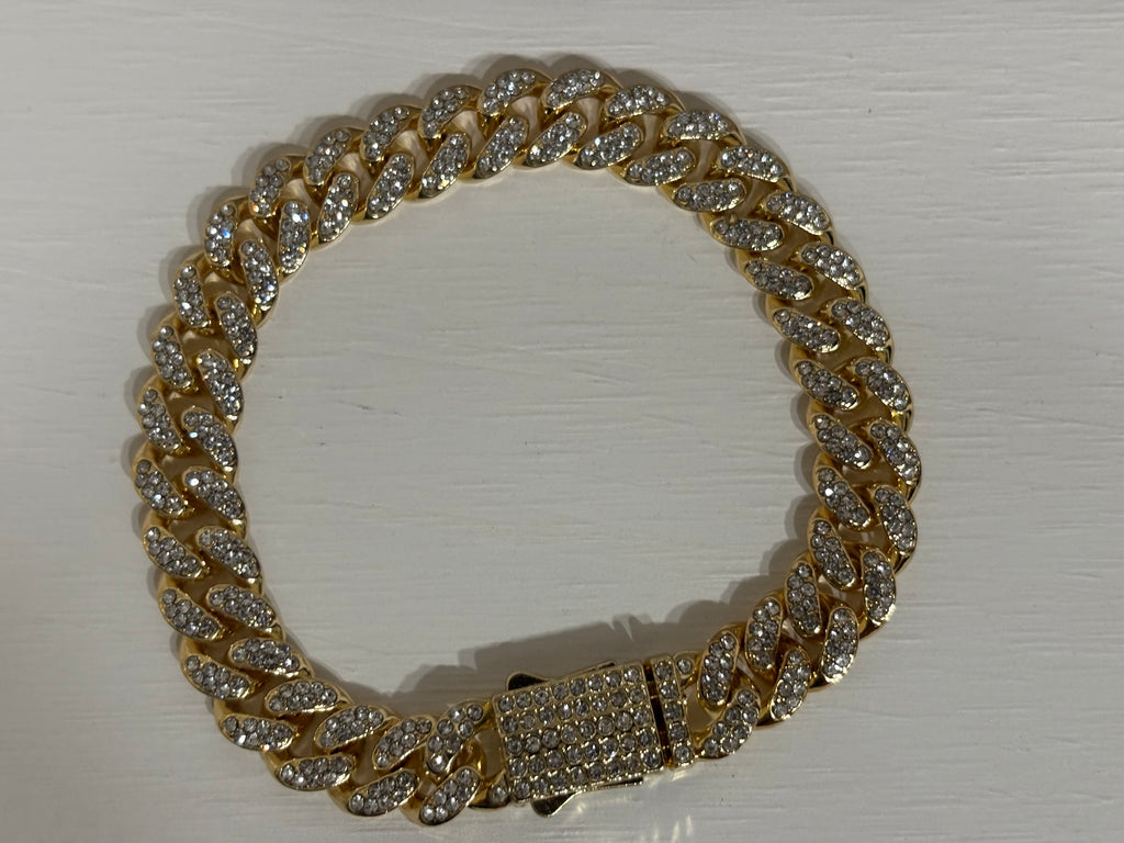 Flashy gold link Bracelet