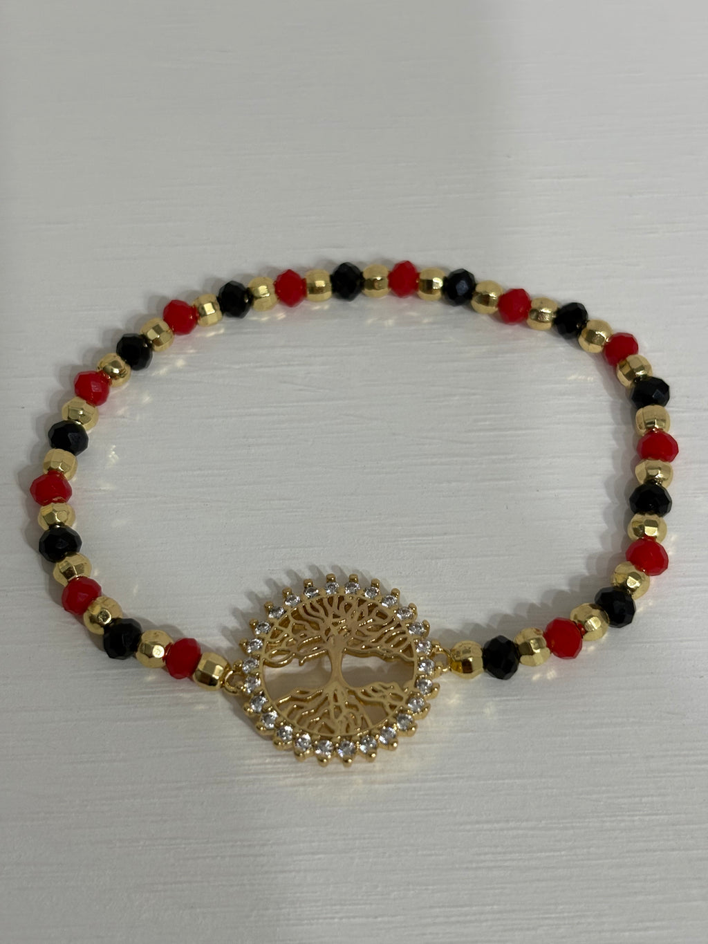 Tree of life red bracelet