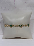 Green eye bracelet
