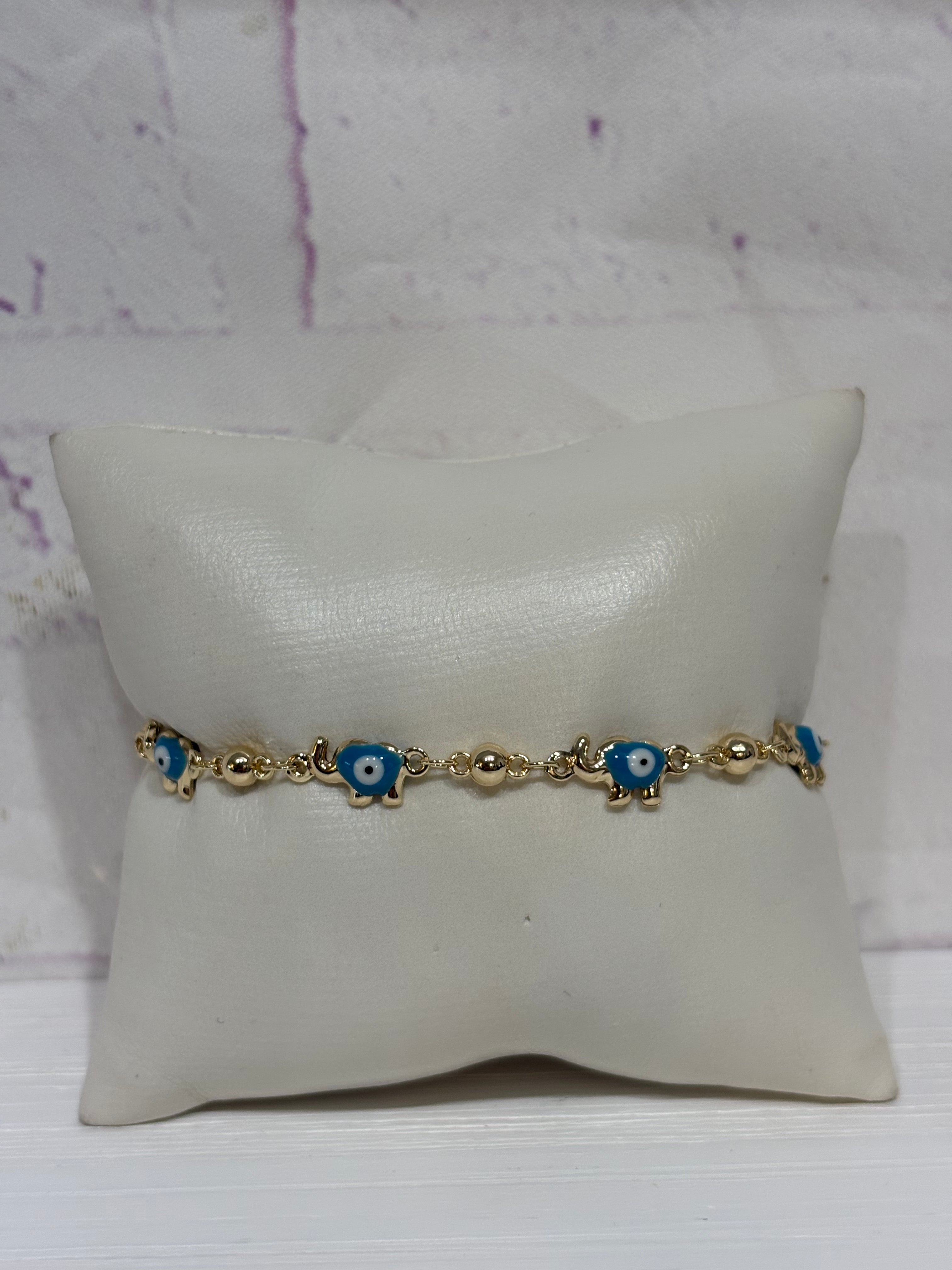 Blue eye bracelet