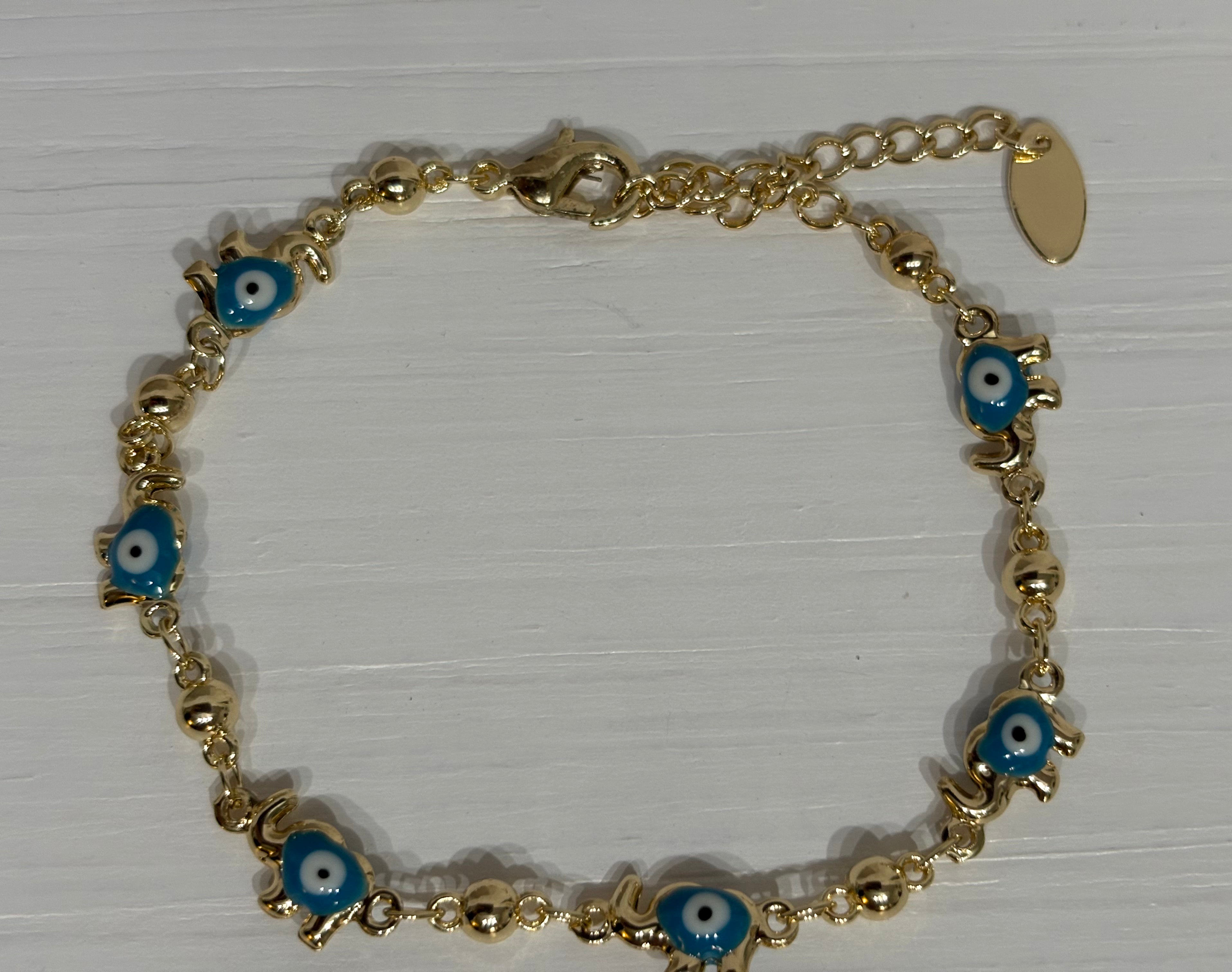 Blue eye bracelet