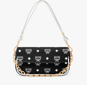 Blk CMC Flap Bag